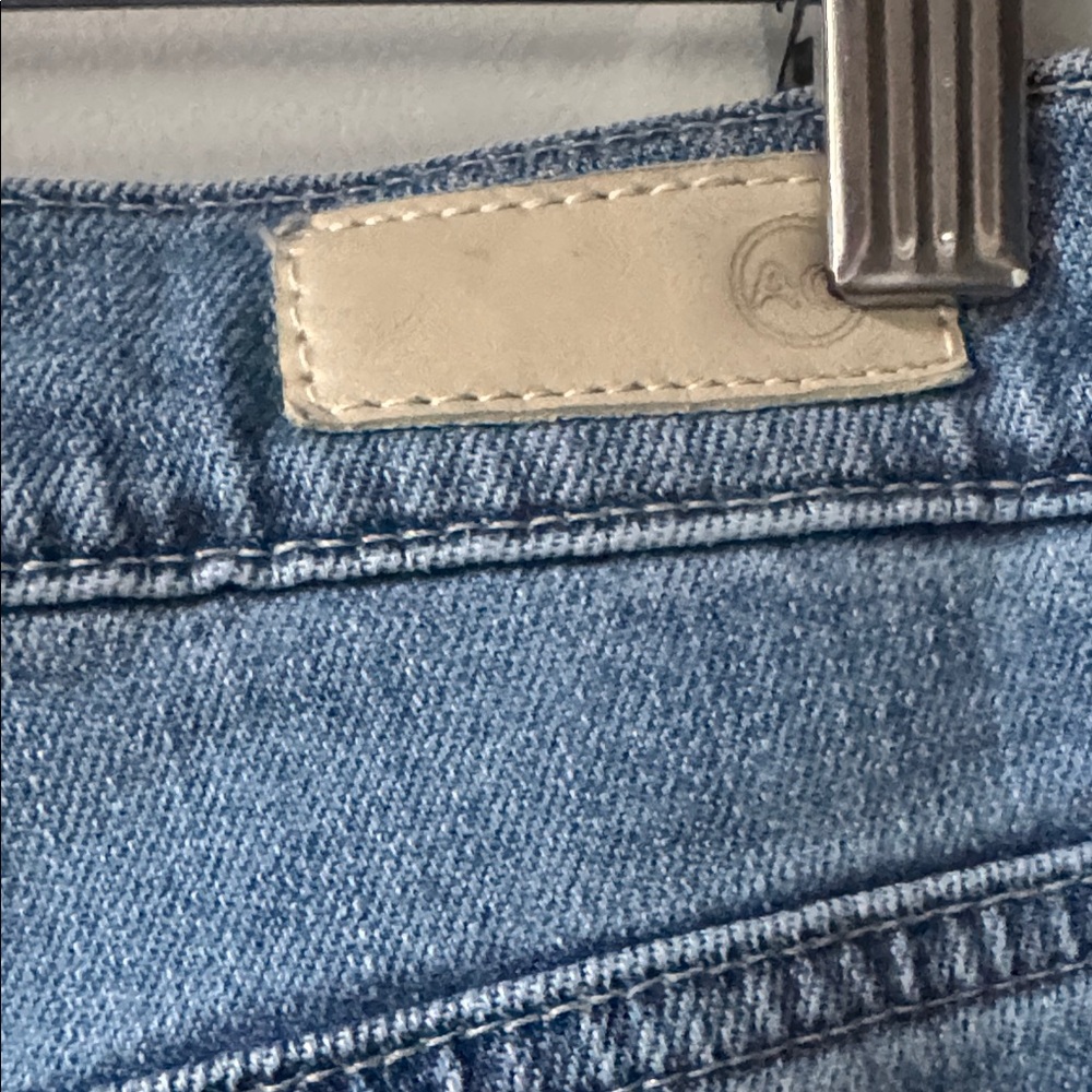 AG Adriano Goldschmied Blue Wide Leg Jeans - Picture 7 of 9